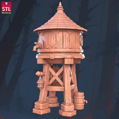 Firefighters Set - 32mm Scale - Unpainted Miniature