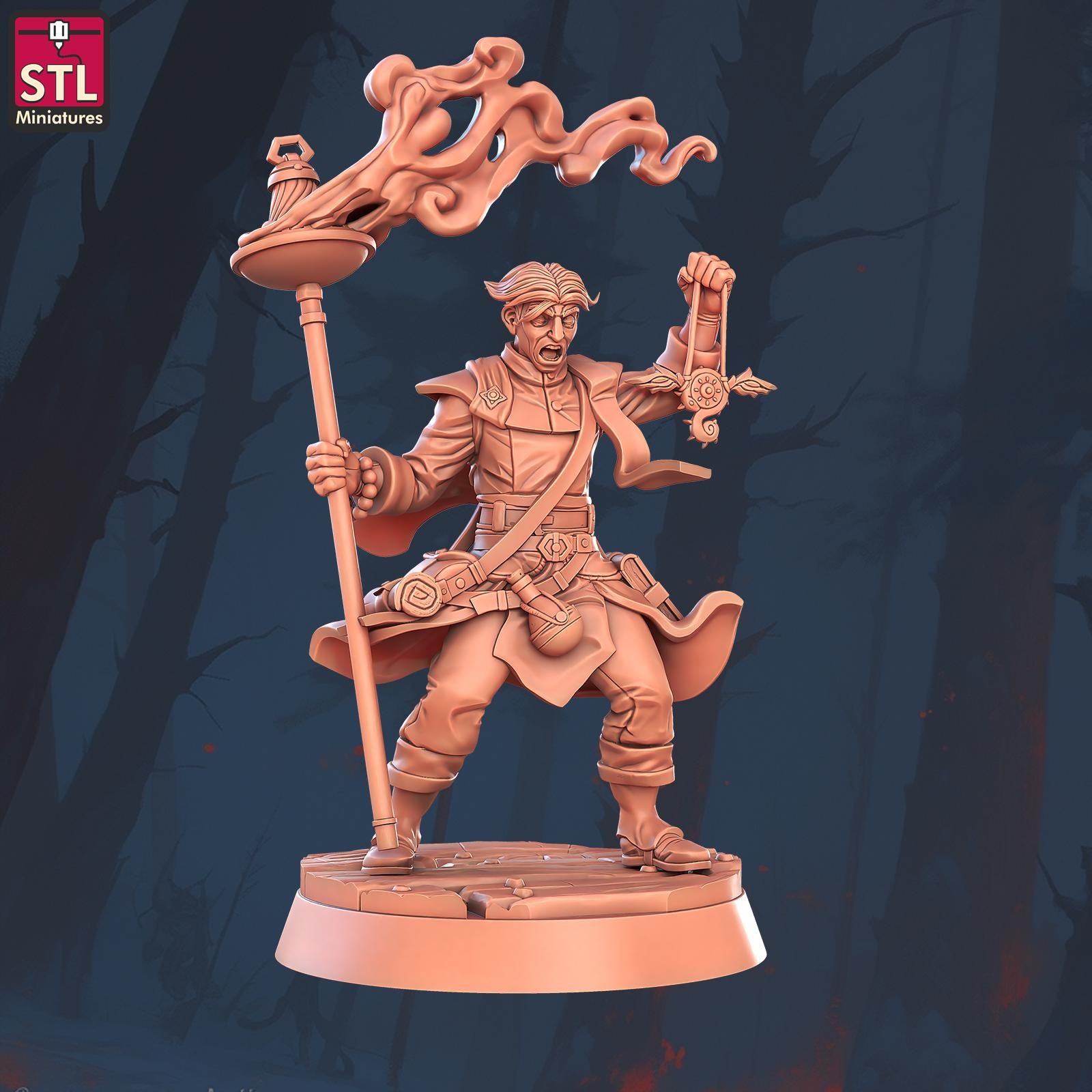 Possessed Cultist Set - 32mm Scale - Unpainted Miniature
