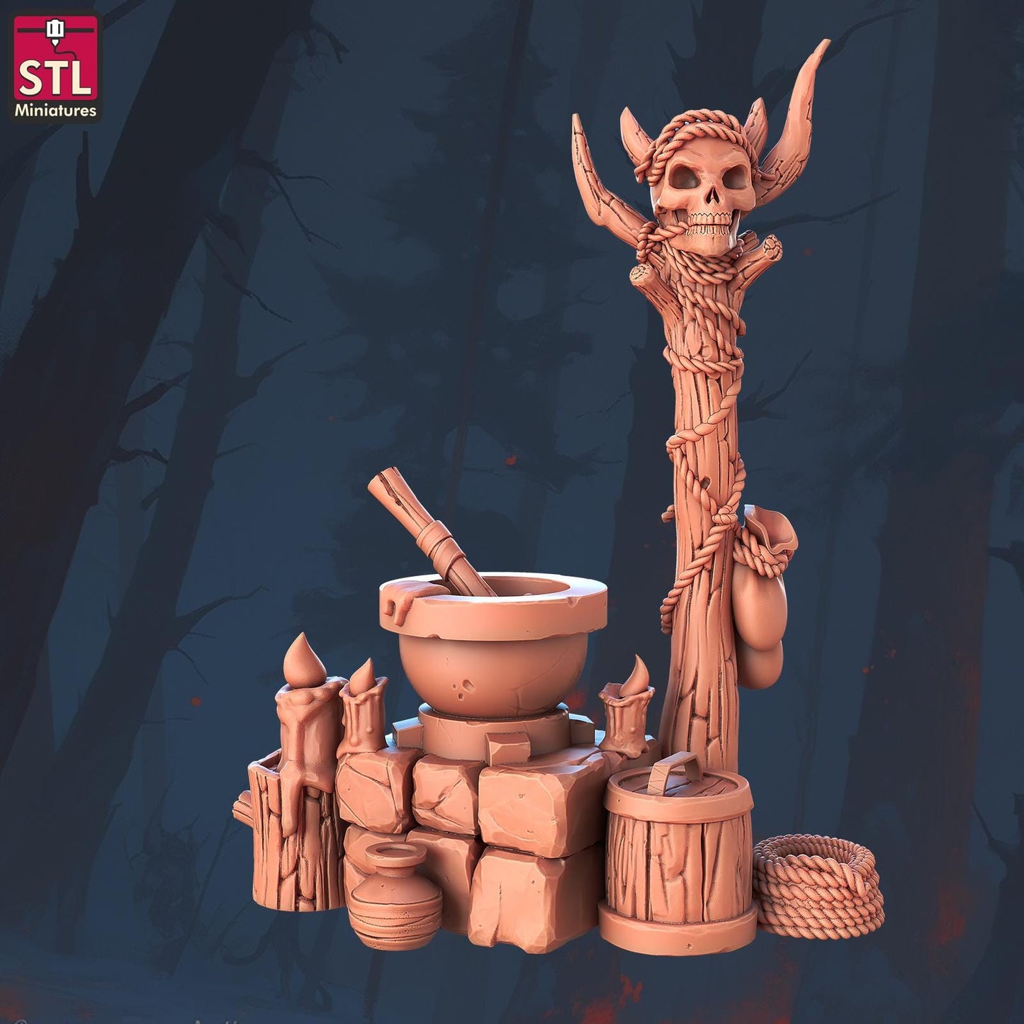 Possessed Cultist Set - 32mm Scale - Unpainted Miniature