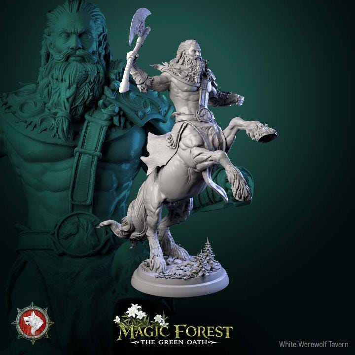 Centaur Warriors - Unpainted Miniature
