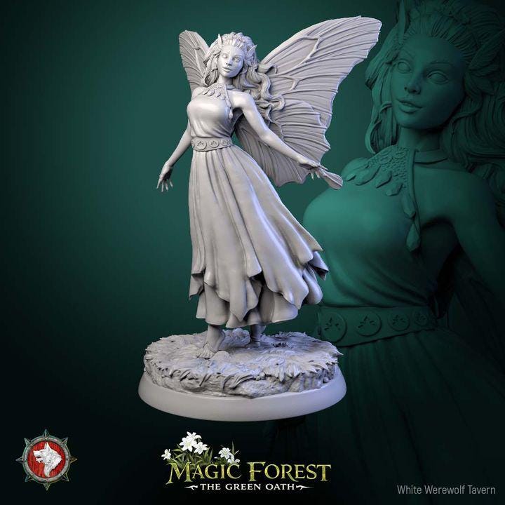 Forest Fairies - Unpainted Miniature