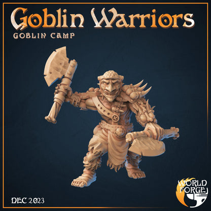 Goblin Warriors - Goblin Camp Collection - Unpainted Miniature