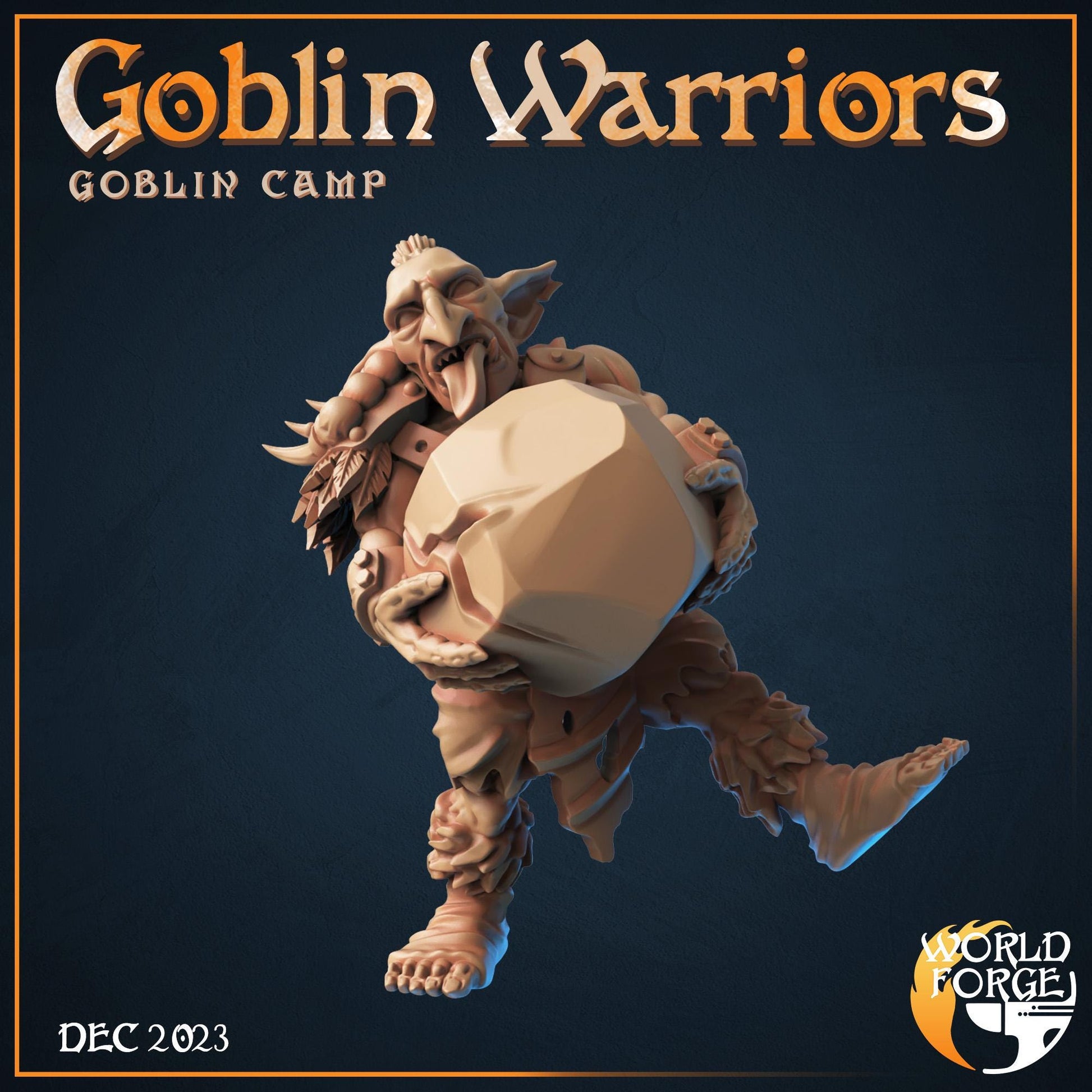 Goblin Warriors - Goblin Camp Collection - Unpainted Miniature