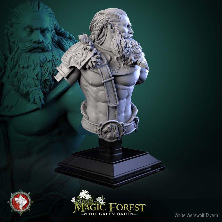 Centaur Warrior - Unpainted Miniature Bust