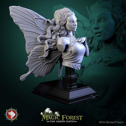 Forest Fairy - Unpainted Miniature Bust