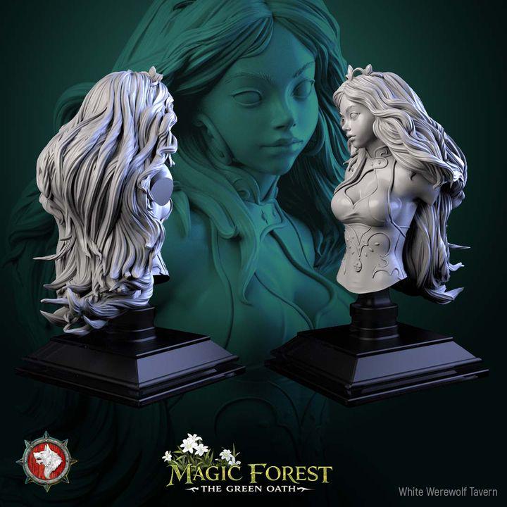 Mara Swifthoof, Female Centaur - Unpainted Miniature Bust