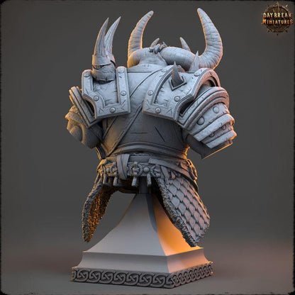 Torgash Nihi, Ogre - Unpainted Miniature Bust