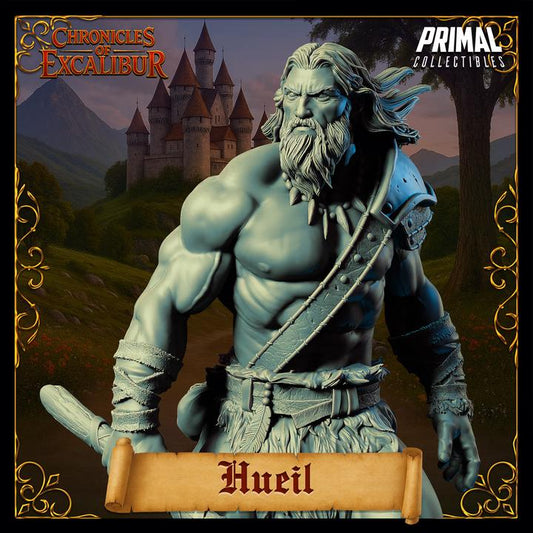 Hueil, Barbarian - Chronicles of Excalibur - Unpainted Miniature