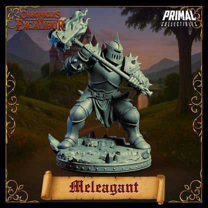 Cursed Warrior, Meleagant - Chronicles of Excalibur - Unpainted Miniature