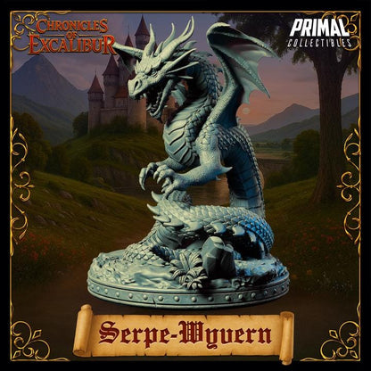 Wyvern, Serpent Dragon - Chronicles of Excalibur - Unpainted Miniature
