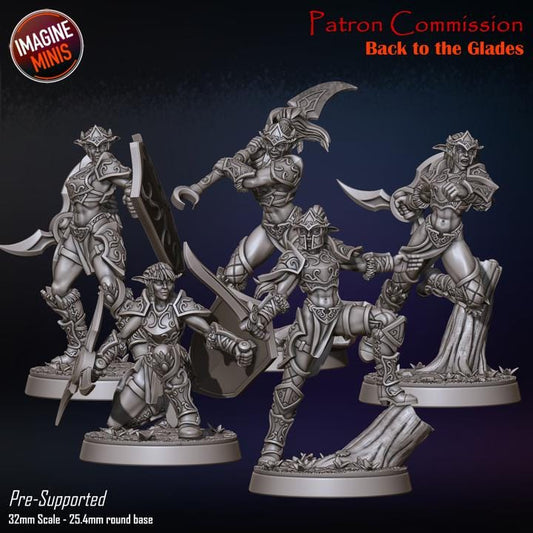 Elven Sentinels | Back to the Glades - Unpainted Miniature