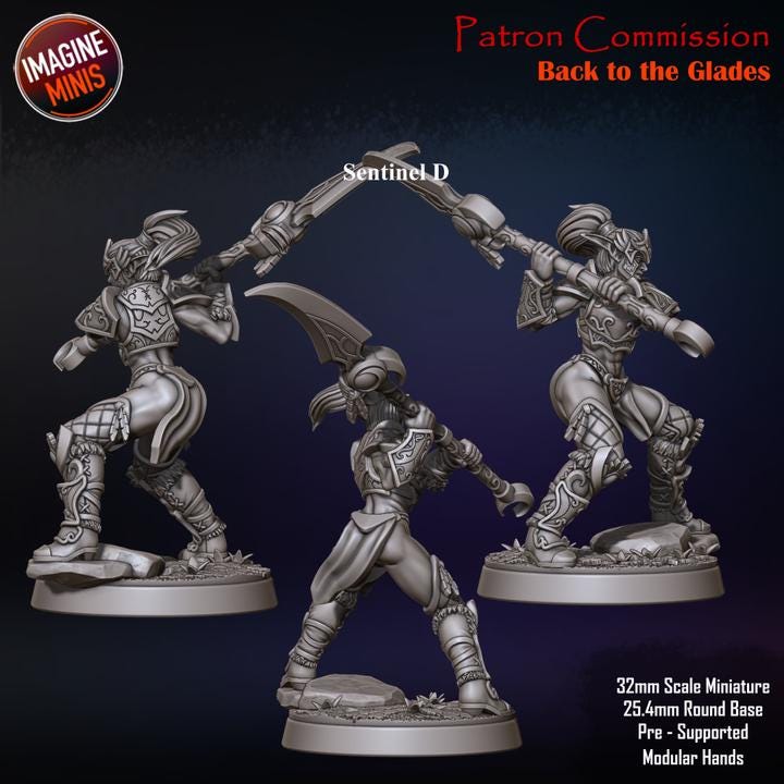 Elven Sentinels | Back to the Glades - Unpainted Miniature
