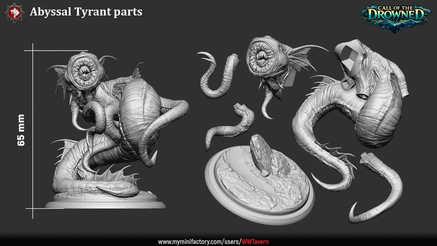 Abyssal Tyrant - Unpainted Miniature
