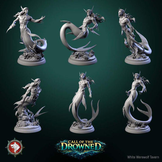 Mermen - Unpainted Miniature