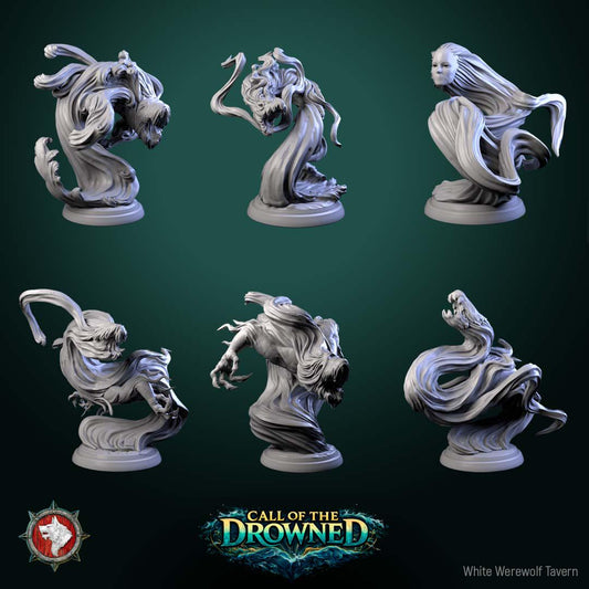 Water Elementals, Spirits - Unpainted Miniature