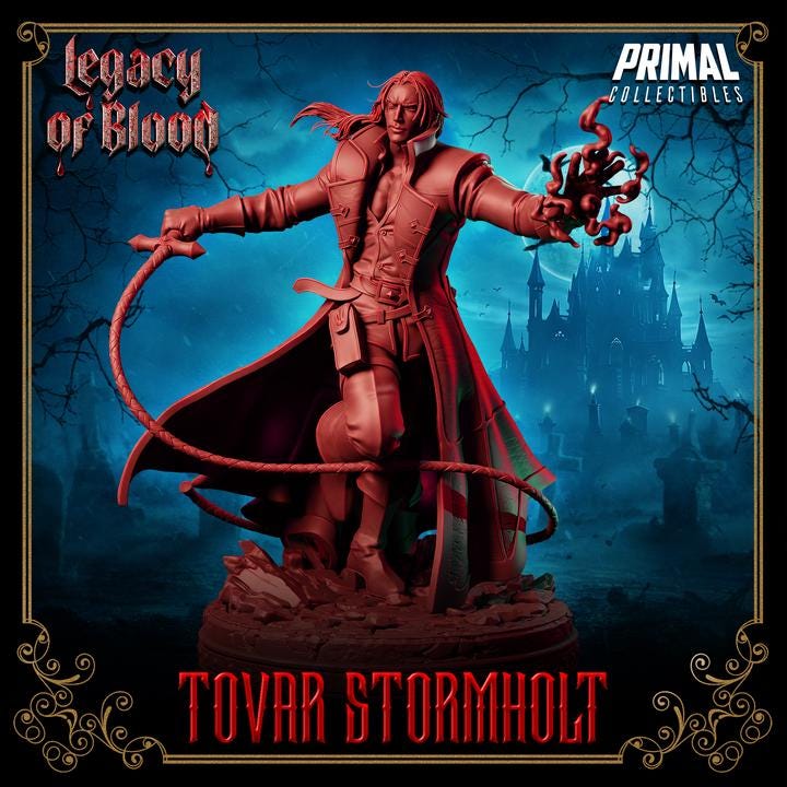 Monster Hunter, Tovar Stormholt, Legacy of Blood - Unpainted Miniature
