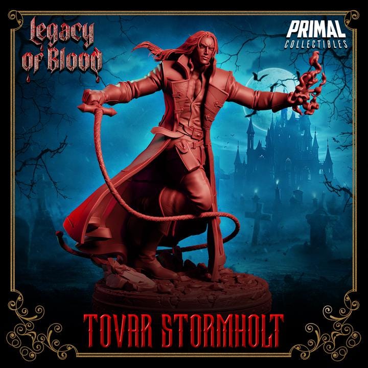 Monster Hunter, Tovar Stormholt, Legacy of Blood - Unpainted Miniature