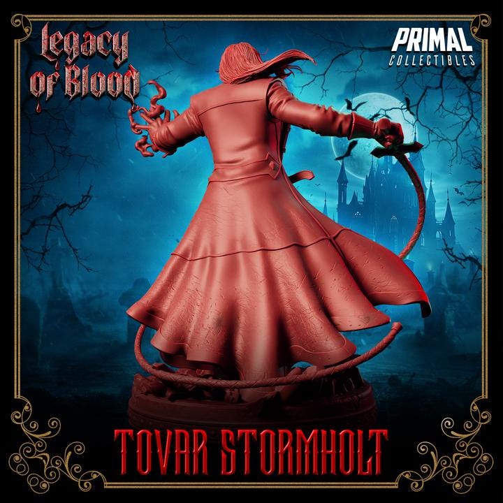 Monster Hunter, Tovar Stormholt, Legacy of Blood - Unpainted Miniature