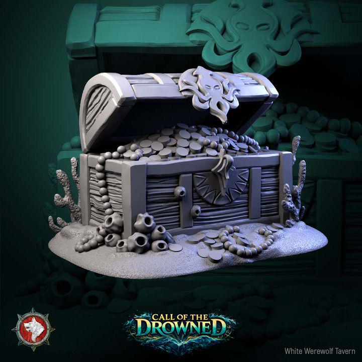 Underwater Terrain - 32mm Scale - Unpainted Miniature