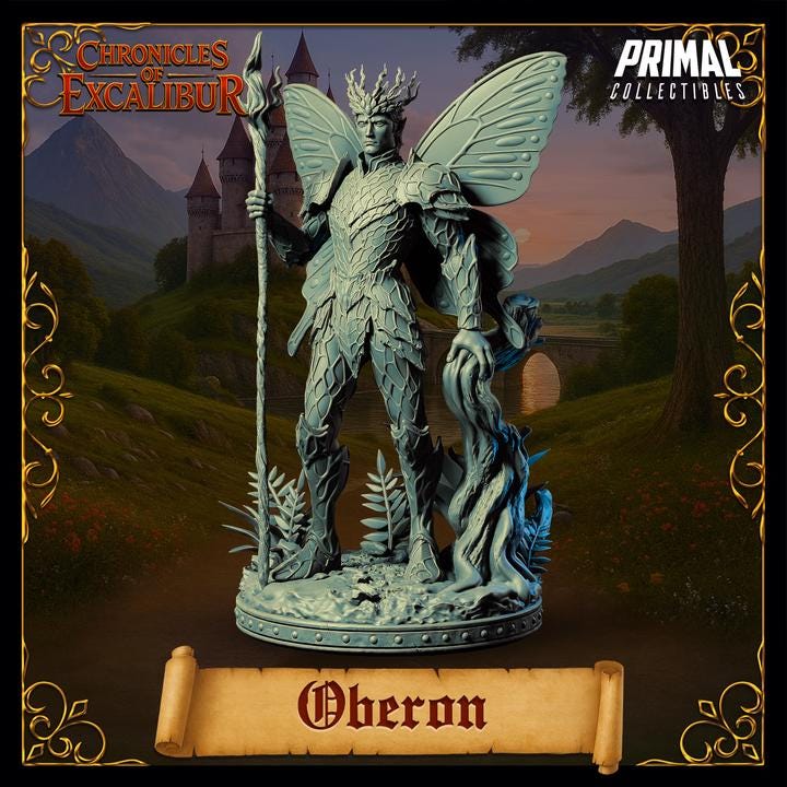Oberon the Fairy - Chronicles of Excalibur - Unpainted Miniature