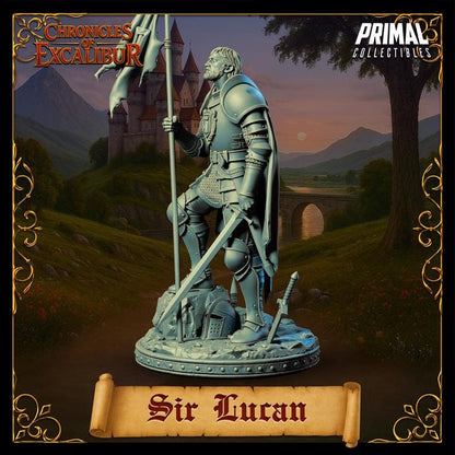 Knight, Sir Lucan - Chronicles of Excalibur - Unpainted Miniature