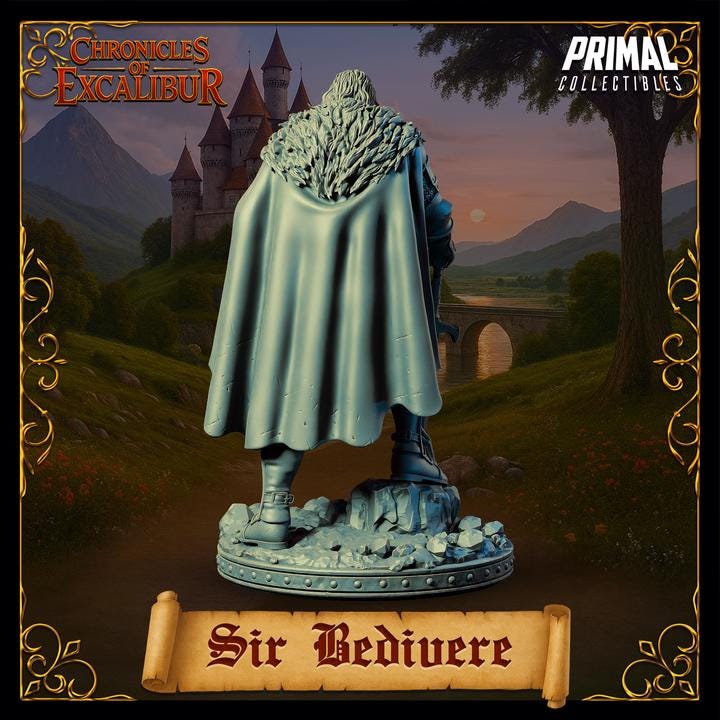 Knight, Sir Bedivere - Chronicles of Excalibur - Unpainted Miniature