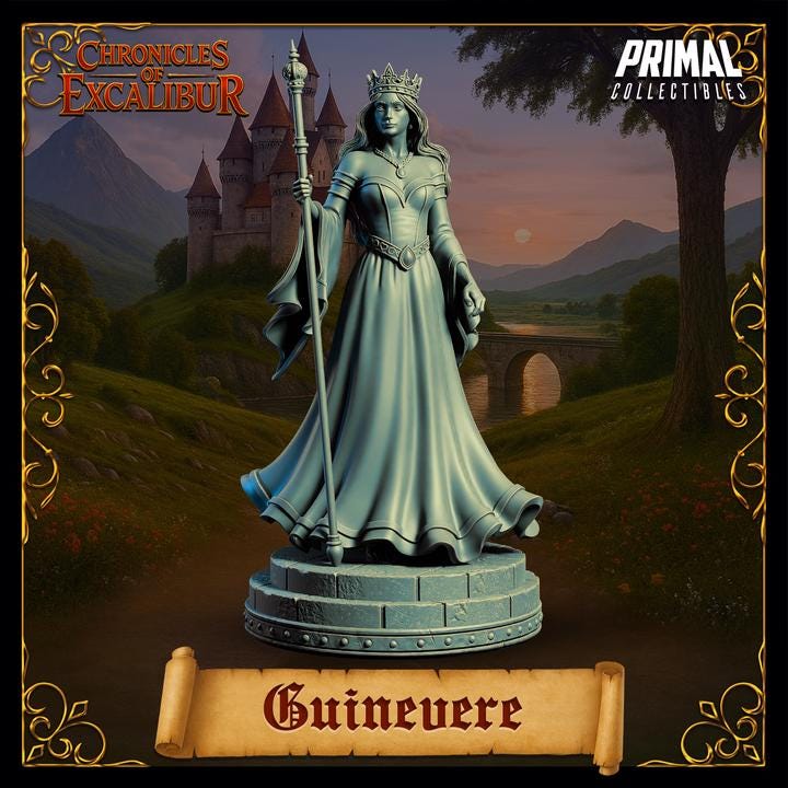 Queen Guinevere - Chronicles of Excalibur - Unpainted Miniature