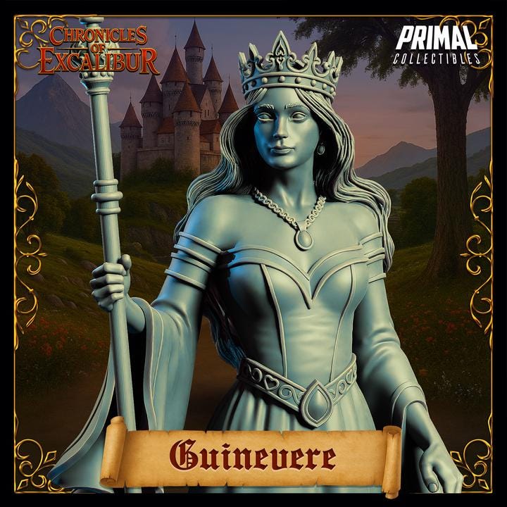 Queen Guinevere - Chronicles of Excalibur - Unpainted Miniature