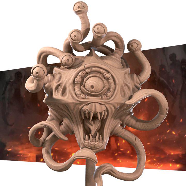 Gauth, Lesser Eye Tyrant - 32mm, 35mm Scale - Unpainted Miniature