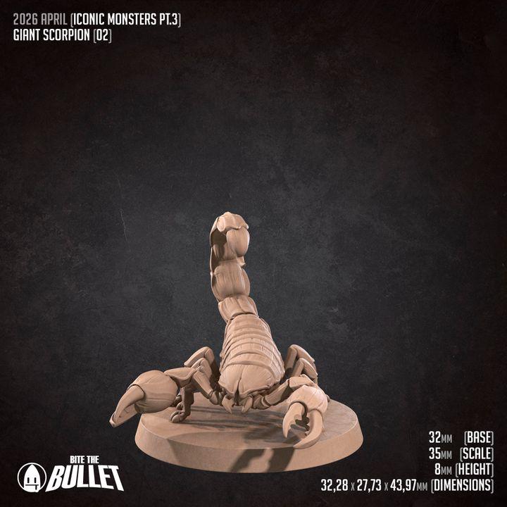 Scorpions, Medium Beasts - Unpainted Miniature