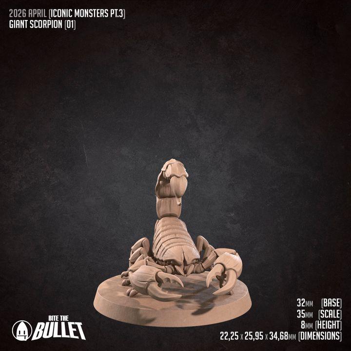 Scorpions, Medium Beasts - Unpainted Miniature