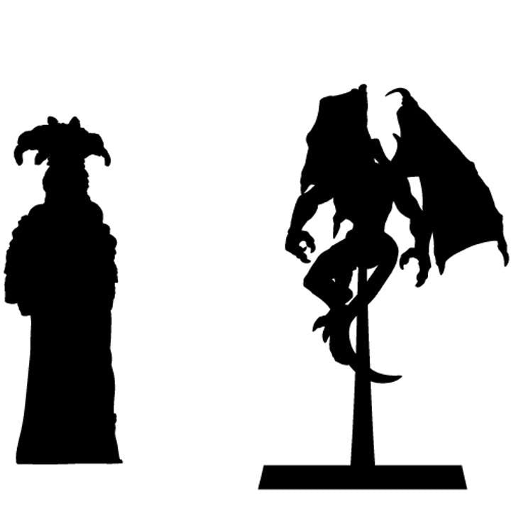 Gargoyles - 32mm, 35mm Scale - Unpainted Miniature
