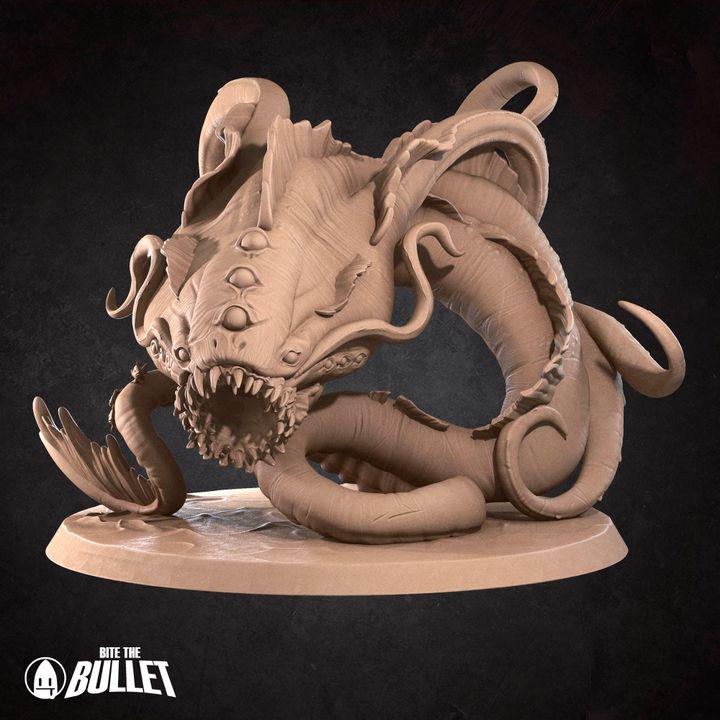 Aboleth - 32mm, 35mm Scale - Unpainted Miniature