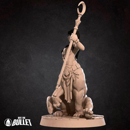 Laia, Gilded Lamia, Pinup - 32mm, 35mm Scale - Unpainted Miniature