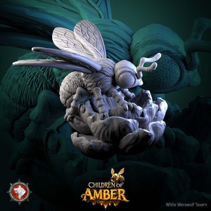 Giant Insects - Children of Amber Set - Unpainted Miniatures