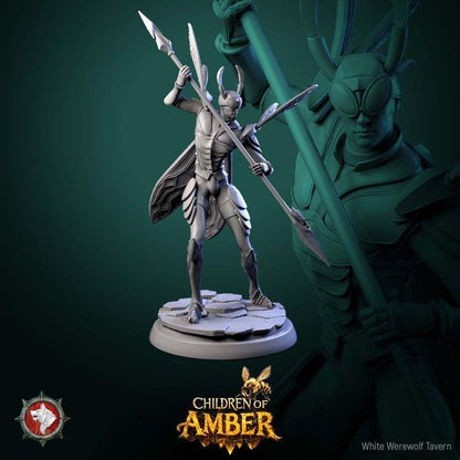 Drone Warriors - Children of Amber - Unpainted Miniature