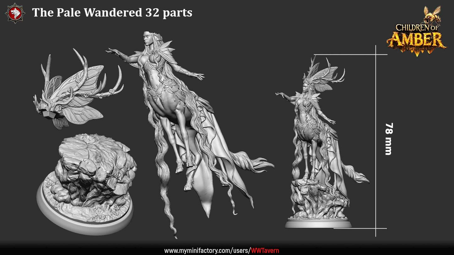 Pale Wanderer, Centaur Dryad - Unpainted Miniature