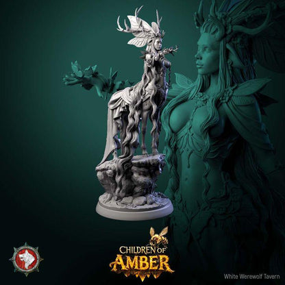Pale Wanderer, Centaur Dryad - Unpainted Miniature