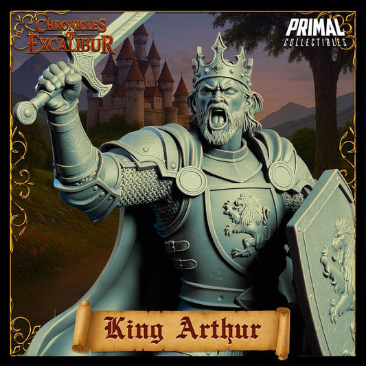 King Arthur, Adult - Chronicles of Excalibur - Unpainted Miniature