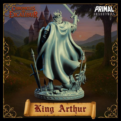 King Arthur, Adult - Chronicles of Excalibur - Unpainted Miniature