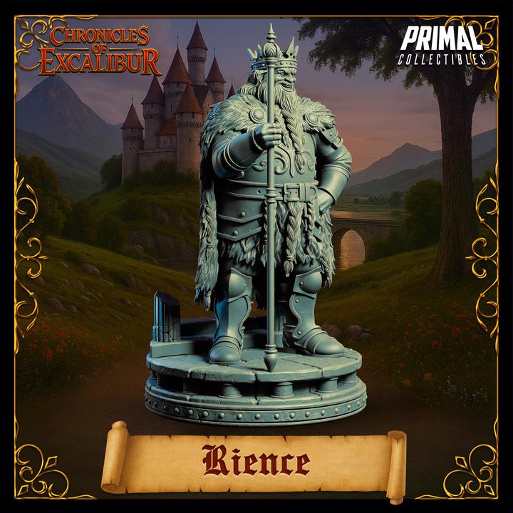 King Rience - Chronicles of Excalibur - Unpainted Miniature