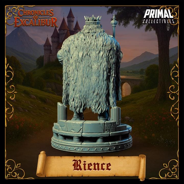 King Rience - Chronicles of Excalibur - Unpainted Miniature