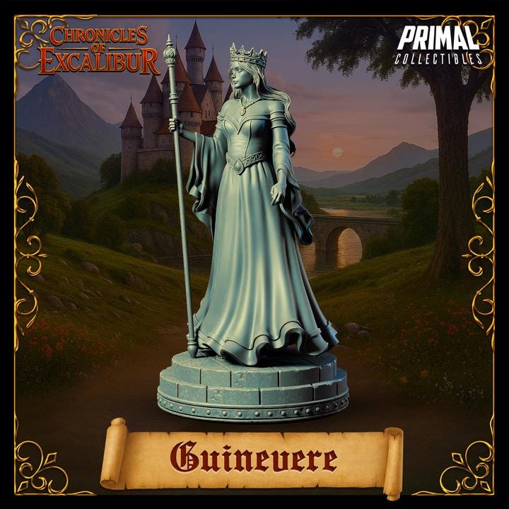 Queen Guinevere - Chronicles of Excalibur - Unpainted Miniature