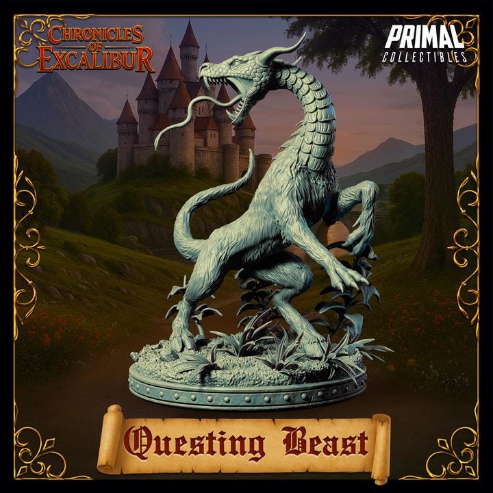 Questing Beast - Chronicles of Excalibur - Unpainted Miniature