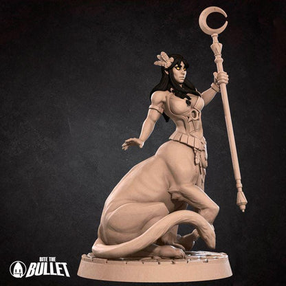 Laia, Gilded Lamia, Pinup - 32mm, 35mm Scale - Unpainted Miniature