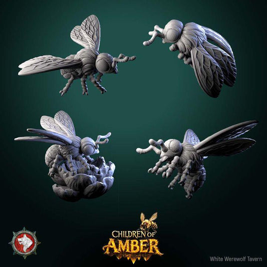 Giant Insects - Children of Amber Set - Unpainted Miniatures