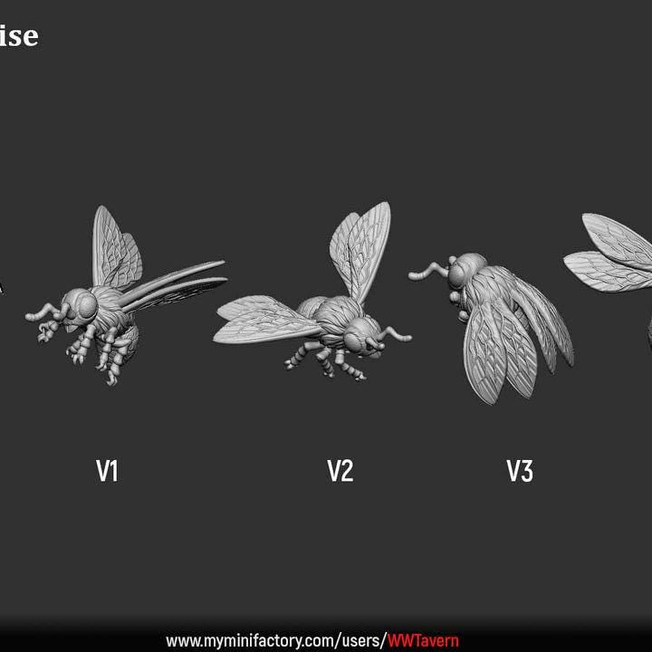 Giant Insects - Children of Amber Set - Unpainted Miniatures