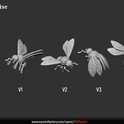 Giant Insects - Children of Amber Set - Unpainted Miniatures