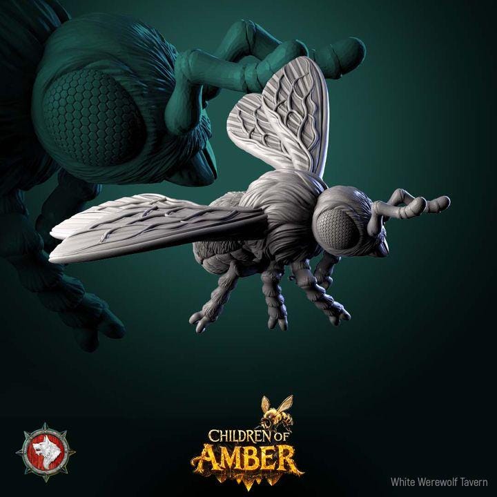 Giant Insects - Children of Amber Set - Unpainted Miniatures