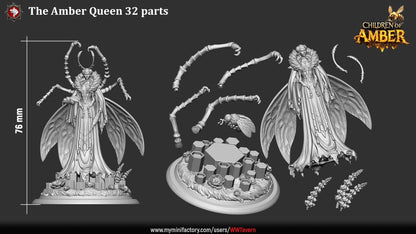 Amber Queen - Children of Amber - Unpainted Miniature